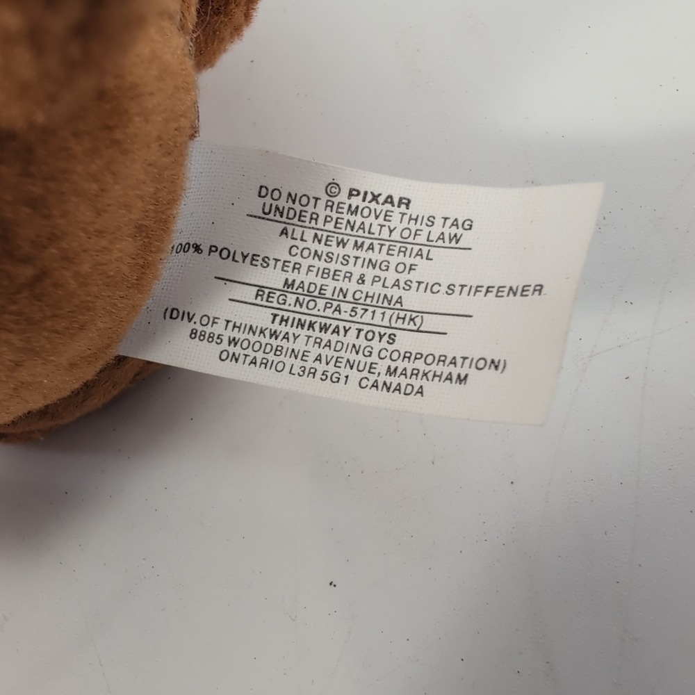 Thinkway Disney Pixar Boundin' Plush 7" Prairie Dog Gopher NEW - Picture 7 of 9